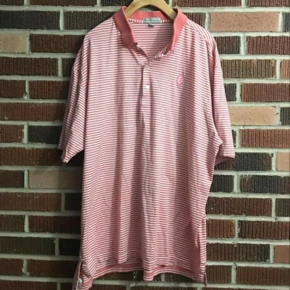 Coral pink Peter Millar Polo SIZE XL